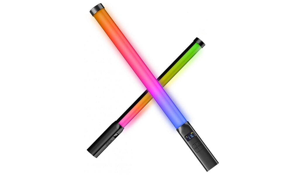 Lampa LED ULANZI VL119 RGB Wyświetlacz OLED Wbudowany dyfuzor funkcje dodatkowe Kabel USB-A - USB-C zasilanie  