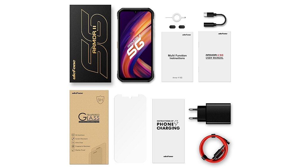 Smartfon ULEFONE Armor 11 5G aparat zdjęcia procesor ram wydajność bateria pojemność ekran wyświetlacz rozdzielczość 