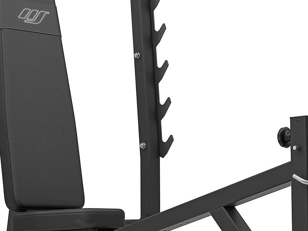 Ławka do ćwiczeń MARBO SPORT MS-L106 2.0 haki 6 poziomów stalowe profile