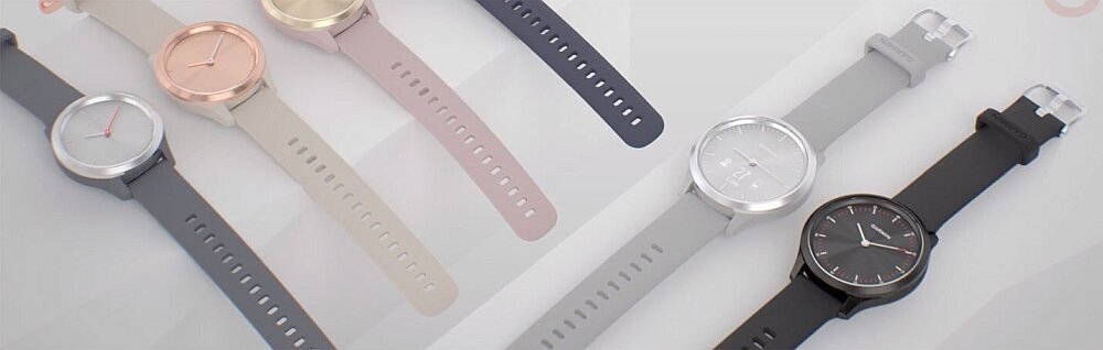 Zegarek sportowy GARMIN Vivomove 3S  ekran bateria czujniki zdrowie sport pasek ładowanie pojemność rozdzielczość łączność sterowanie krew puls rozmowy smartfon aplikacja 