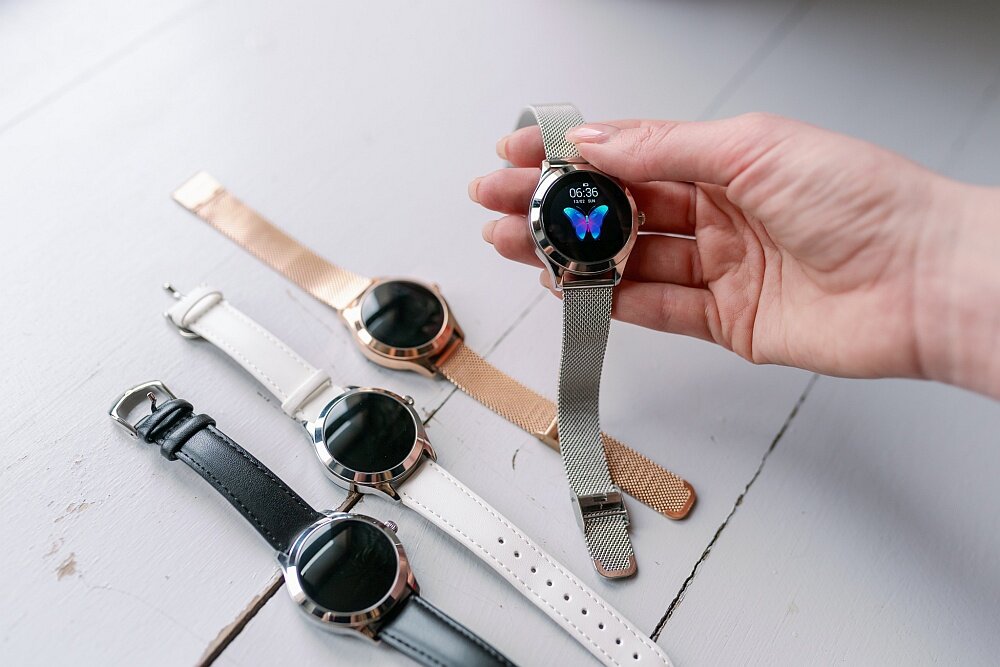 Smartwatch GARETT Women Naomi opis kolory cechy dane specyfikacja funkcje parametry