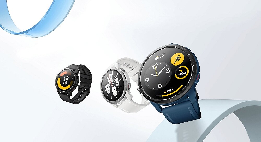 Smartwatch XIAOMI Watch S1 Active ekran bateria czujniki zdrowie sport pasek ładowanie pojemność rozdzielczość łączność sterowanie krew puls rozmowy smartfon aplikacja 