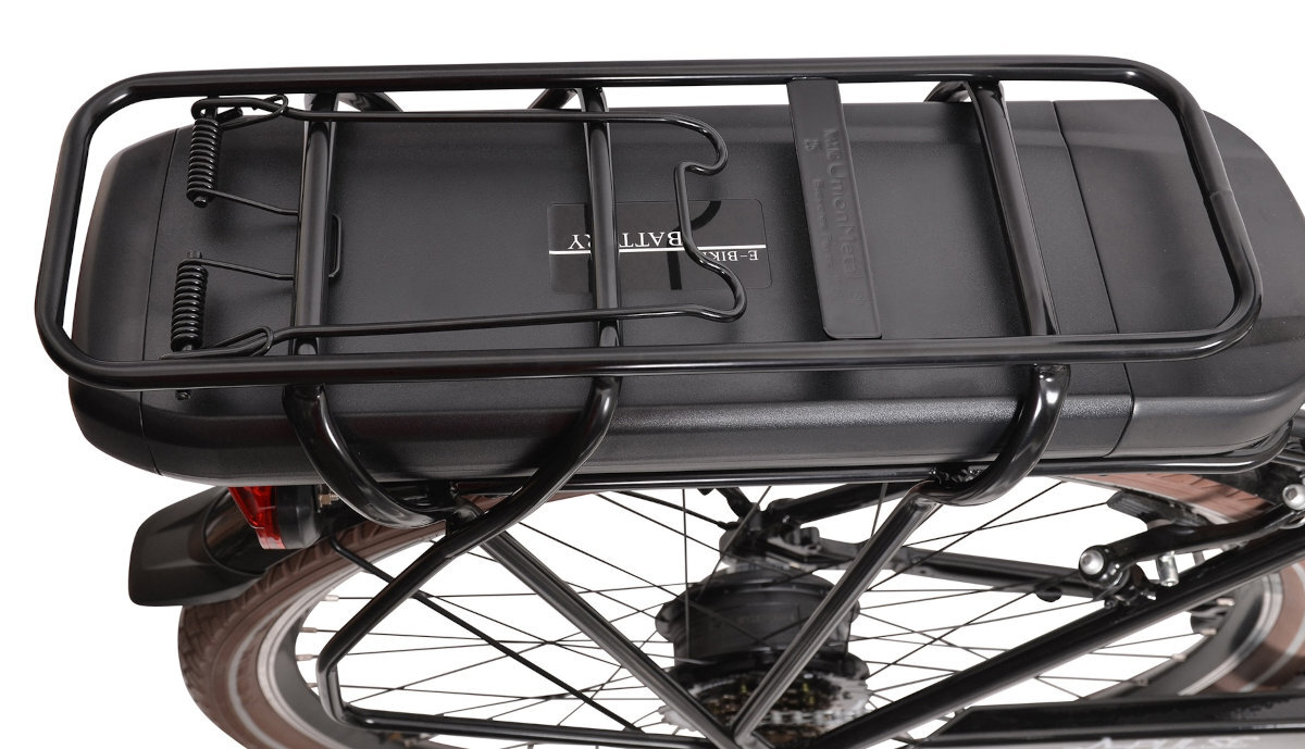 ROWER ELEKTRYCZNY MIEJSKI INDIANA PULSE bagażnik transport rzeczy bagaż