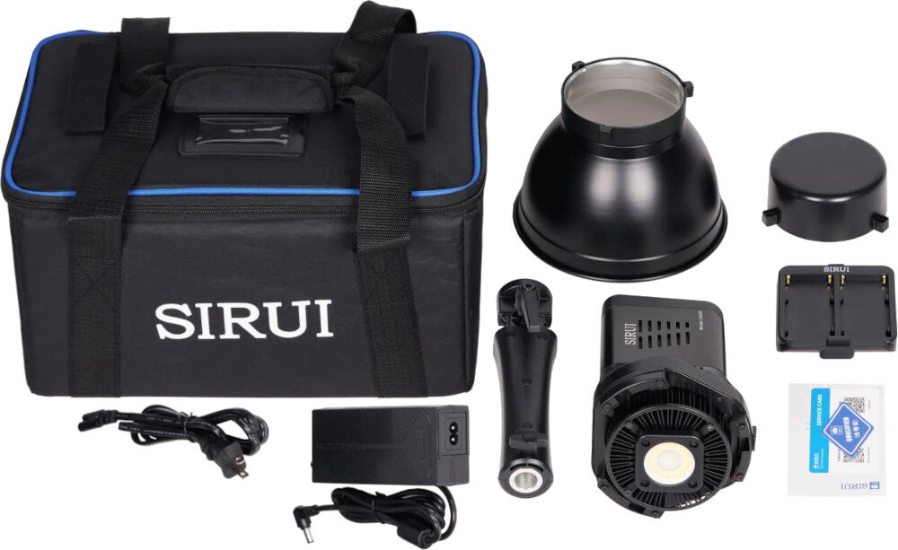 Lampa LED SIRUI C60R RGB/WB (2800 K - 6500 K) opakowanie zestaw zawartość akcesoria