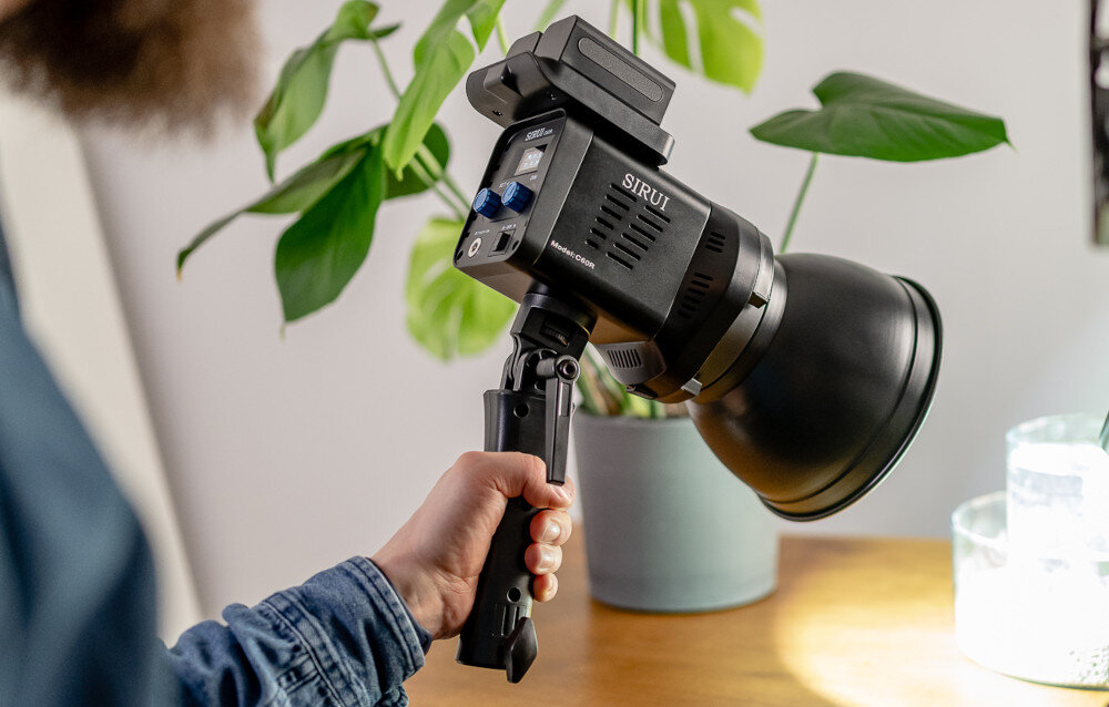 Lampa LED SIRUI C60R RGB/WB (2800 K - 6500 K) mobilność wymiary wielkość waga zastosowanie