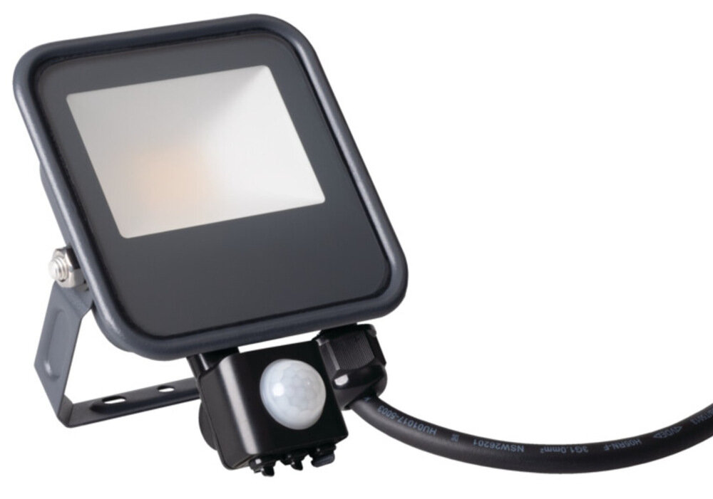 Naświetlacz LED KANLUX IQ-LED FL-10W-NW-SE 33885 oswietlenie zewnetrzne niewielki nasweitlacz LED efektywne energooszczedne zrodlo oswietlenia solidnie wykonane urzadzenie poprawia estetyke przestrzeni zwieksza bezpieczenstwo