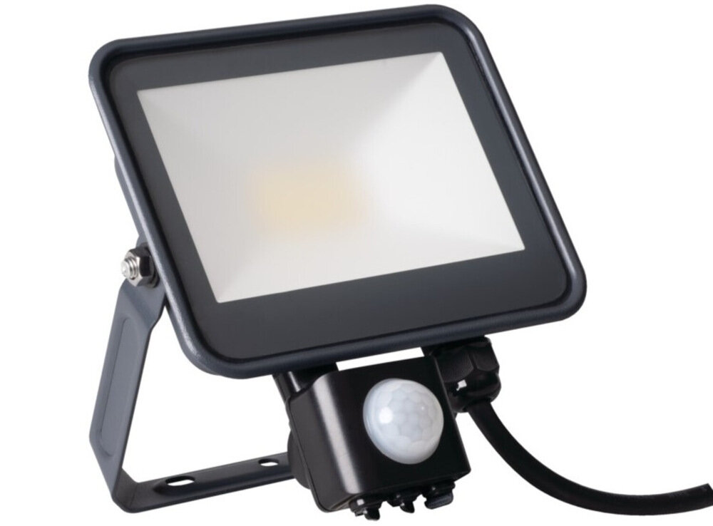 Naświetlacz LED KANLUX IQ-LED FL-20W-NW-SE 33886 oswietlenie zewnetrzne niewielki nasweitlacz LED efektywne energooszczedne zrodlo oswietlenia solidnie wykonane urzadzenie poprawia estetyke przestrzeni zwieksza bezpieczenstwo