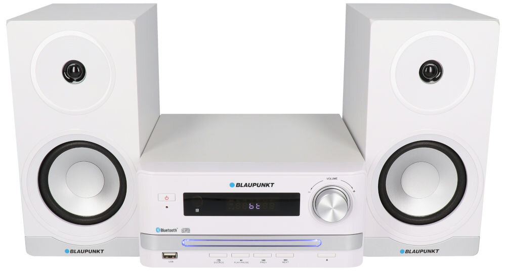 Wieża BLAUPUNKT MS16BT Biały bluetooth, smartfon, laptop