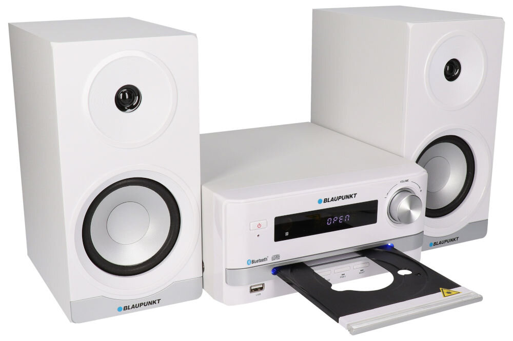 Wieża BLAUPUNKT MS16BT Biały odtwarzacz cd, audio-cd, mp3, wma, cd-r, cd-rw, port usb, pendrive do 32 GB