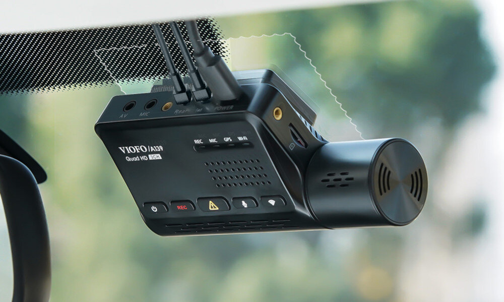 Wideorejestrator VIOFO A139 + kamera tylna + kamera wewnętrzna zastosowanie cechy działanie