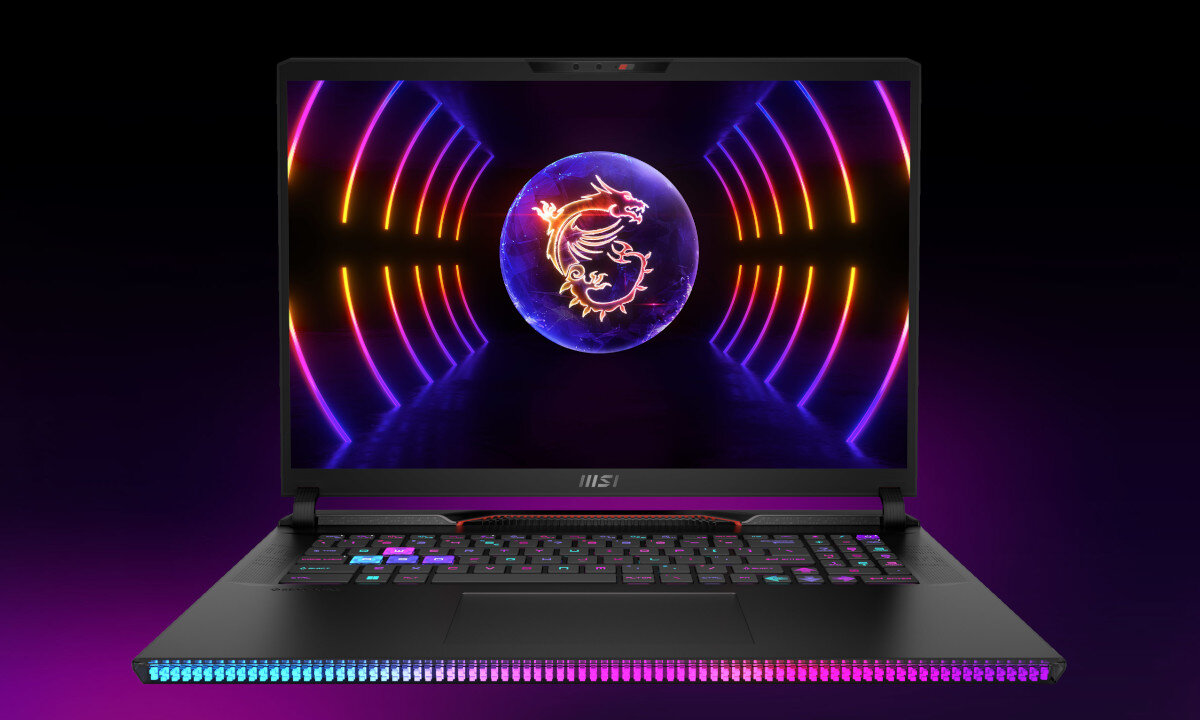 Laptop MSI Raider GE78HX 13VH-033PL oświetlenie RGB listwa personalizacja