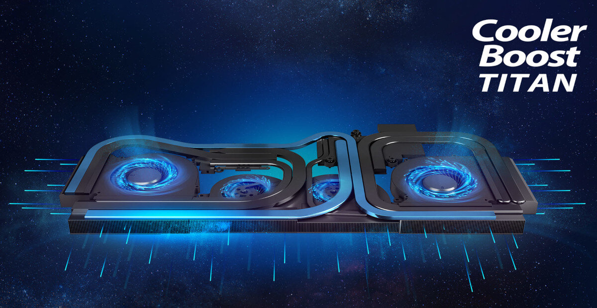 Laptop MSI Titan GT77HX 13VI-048PL chłodzenie temperatura wentylatory hałas