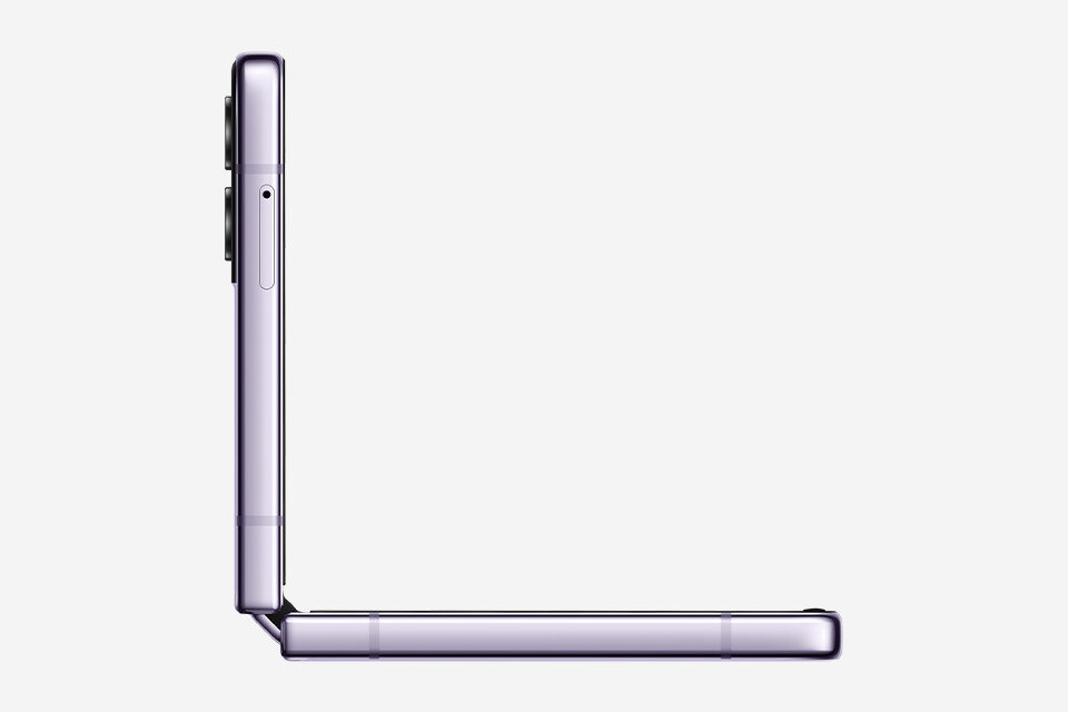 ramka i obudowa Galaxy Z Flip4 wykonane ze wzmocnionego aluminium