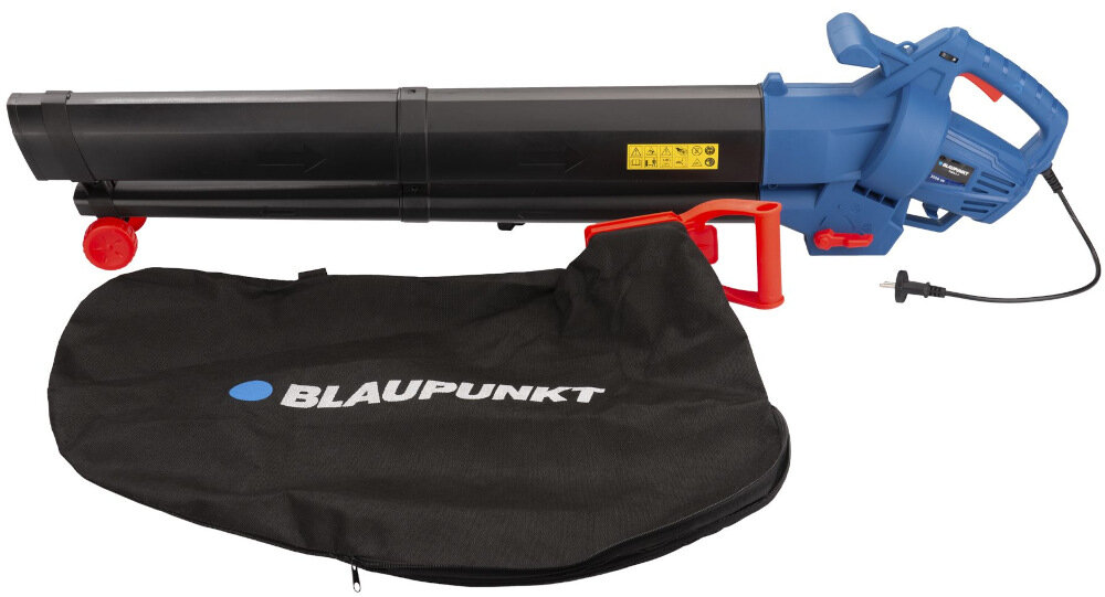 Odkurzacz do liści BLAUPUNKT BV4010 elektryczny niewielka masa waga 5 kg poziom mocy akustycznej 114 dB wysokiej jakości sprzęt ogrodniczy