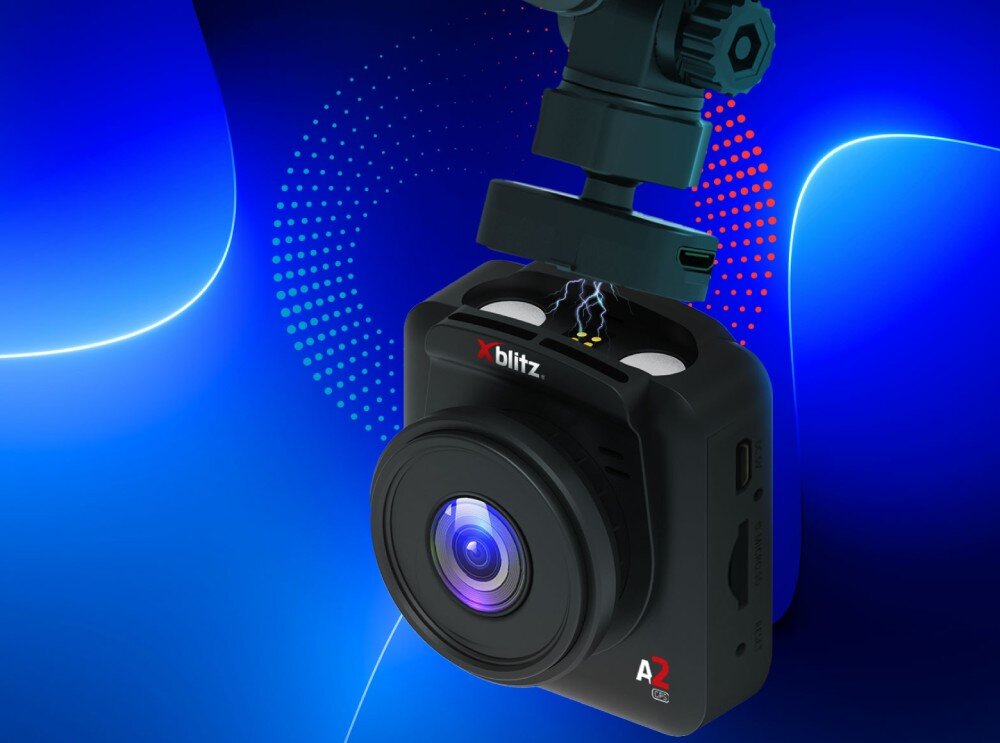 Wideorejestrator XBLITZ A2 GPS uchwyt zasilanie