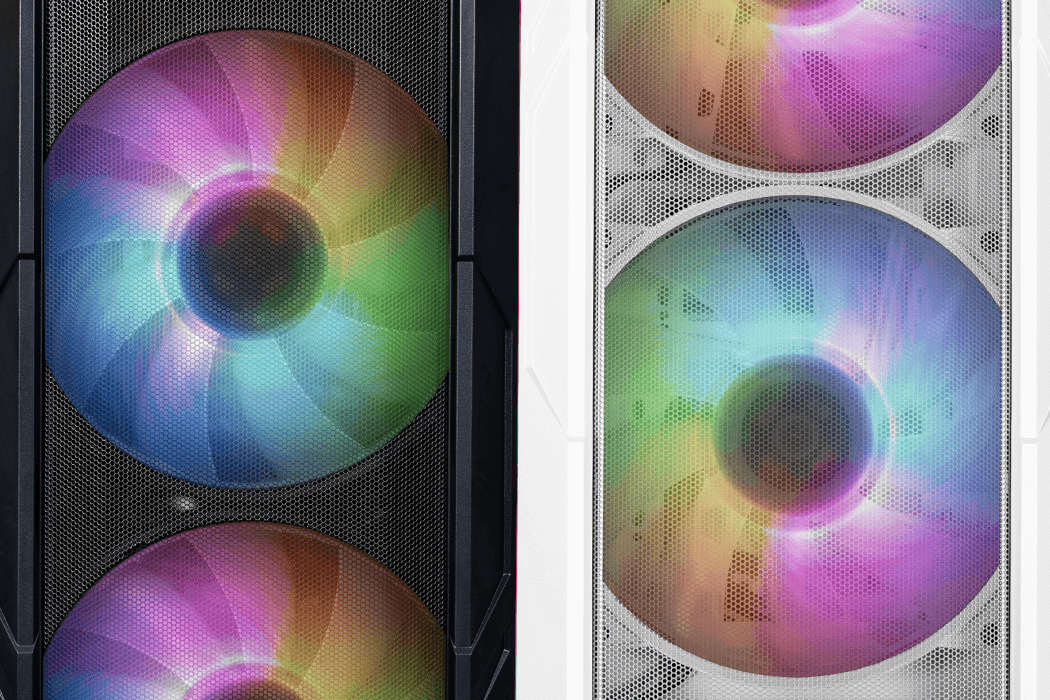 Obudowa COOLER MASTER HAF 500 Filtry montaż aranżowania kabli panel