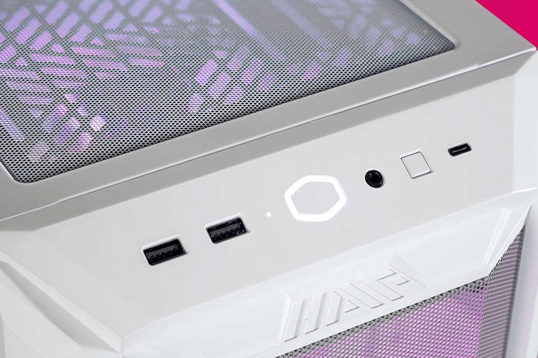 Obudowa COOLER MASTER HAF 500 Filtry montaż aranżowania kabli panel