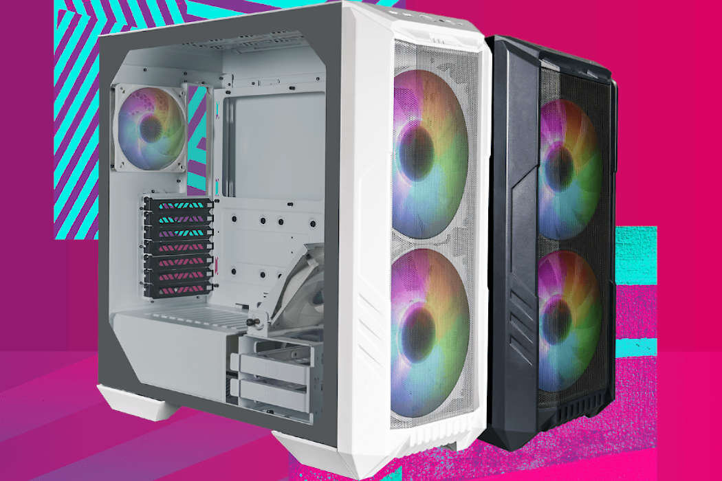 Obudowa COOLER MASTER HAF 500 Filtry montaż aranżowania kabli panel