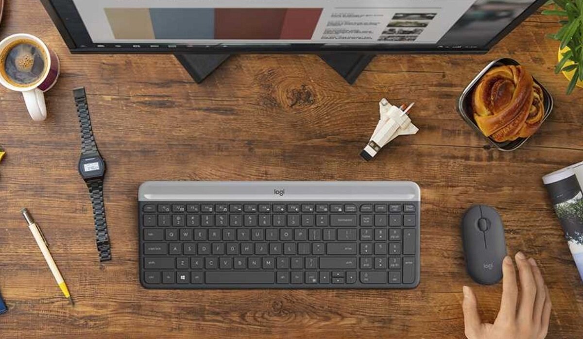 Zestaw LOGITECH MK470 Różowy minimalistyczna konstrukcja Niezawodność wygoda Elegancja minimalistyczny design Bezprzewodowa Wysoka wydajność