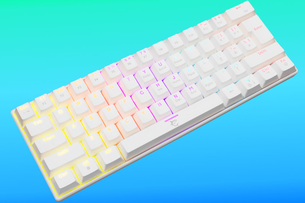 Klawiatura WHITESHARK Shinobi BS Biały