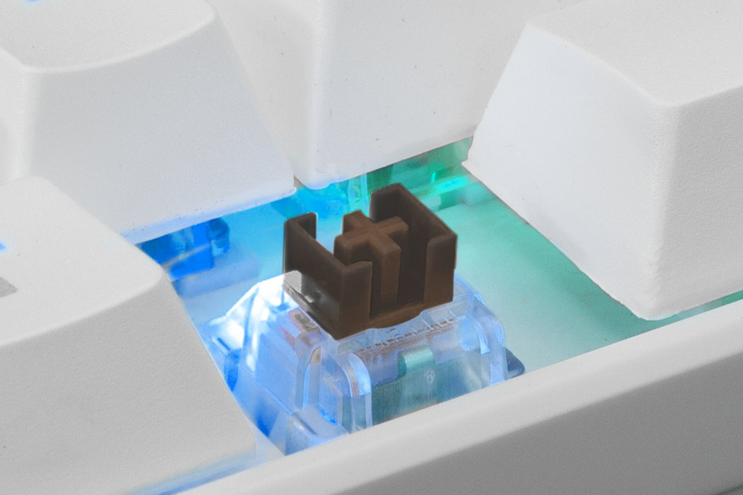 Klawiatura WHITESHARK Shinobi BS Biały