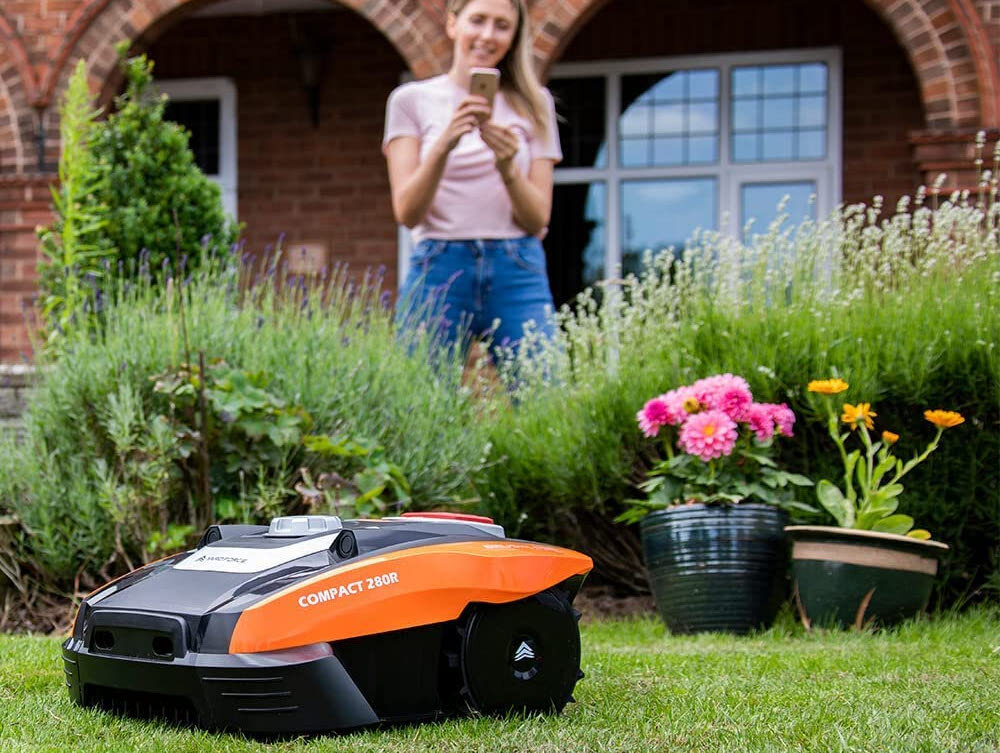 Robot koszący YARD FORCE YF-RC400RIS sterowanie Wi-Fi zdalne sterowanie za pomocą Wi-Fi łączność Bluetooth aplikacja mobilna Mowap