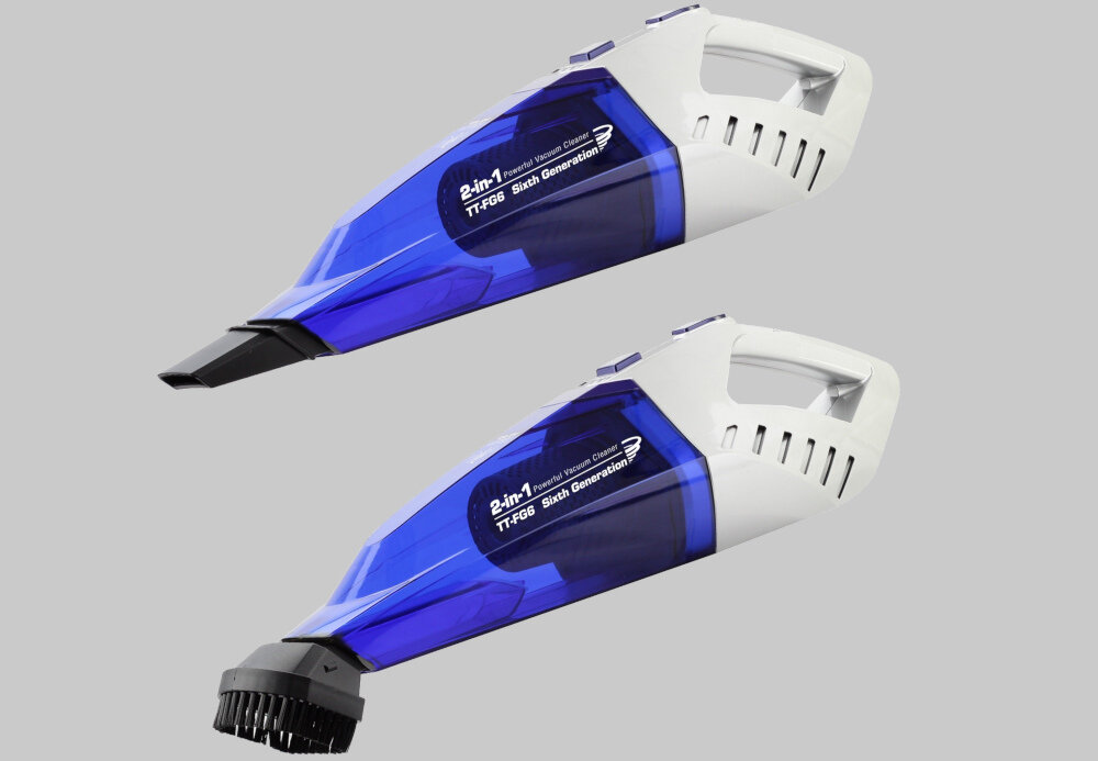 Odkurzacz TURBOTRONIC TT-FG6 Srebrny czyste zadbane podlogi kompaktowy rozmiar reczny odlaczany