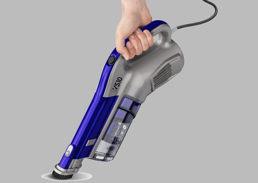 Odkurzacz TURBOTRONIC TT-VS10 Niebieski Ssawka z wlosiem przeznaczenie korzystanie uzytkowanie