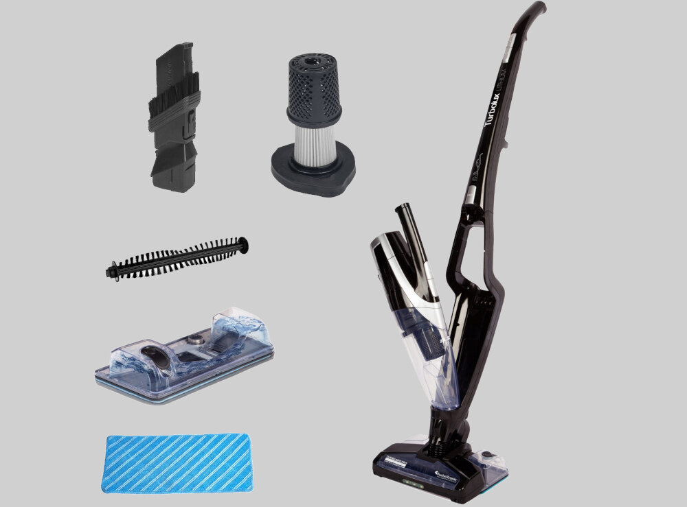 Odkurzacz TURBOTRONIC TT-LUX 900 Czarny zestaw akcesoria komplet wyposazenie