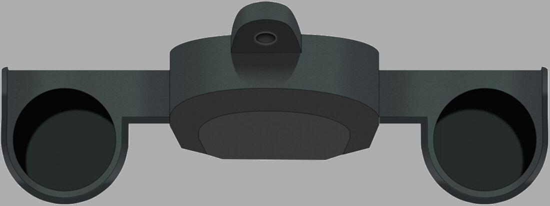 Odkurzacz TURBOTRONIC TT-VS6 Niebieski uchwyt scienny nie zajmuje duzo miejsca