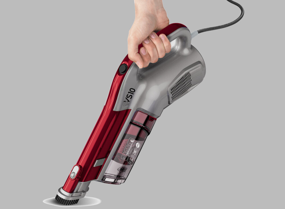 Odkurzacz TURBOTRONIC TT-VS10 Czerwony Ssawka z wlosiem przeznaczenie korzystanie uzytkowanie