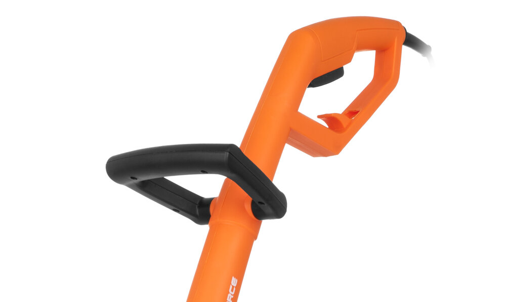 Podkaszarka elektryczna YARD FORCE YF-ETU24 uchwyt wygodny ergonomiczny regulowany dodatkowy uchwyt bardzo wydajna niezwykle lekka waga 2,3 kg