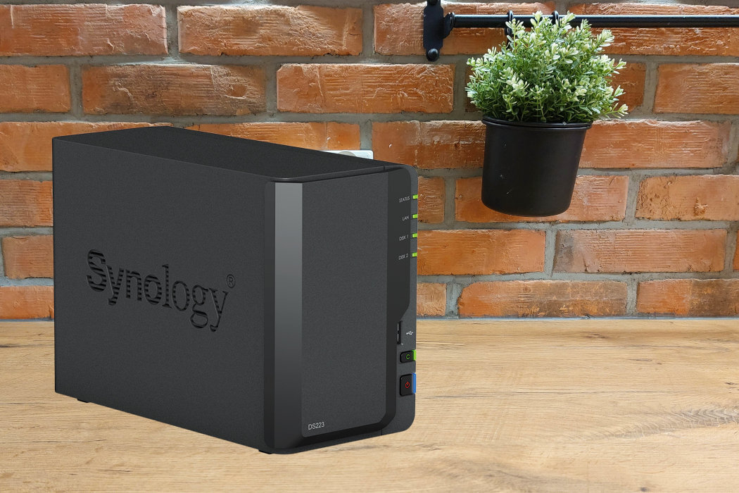Serwer plików SYNOLOGY DS223 50 TB zatoki NVMe bezpieczeństwo