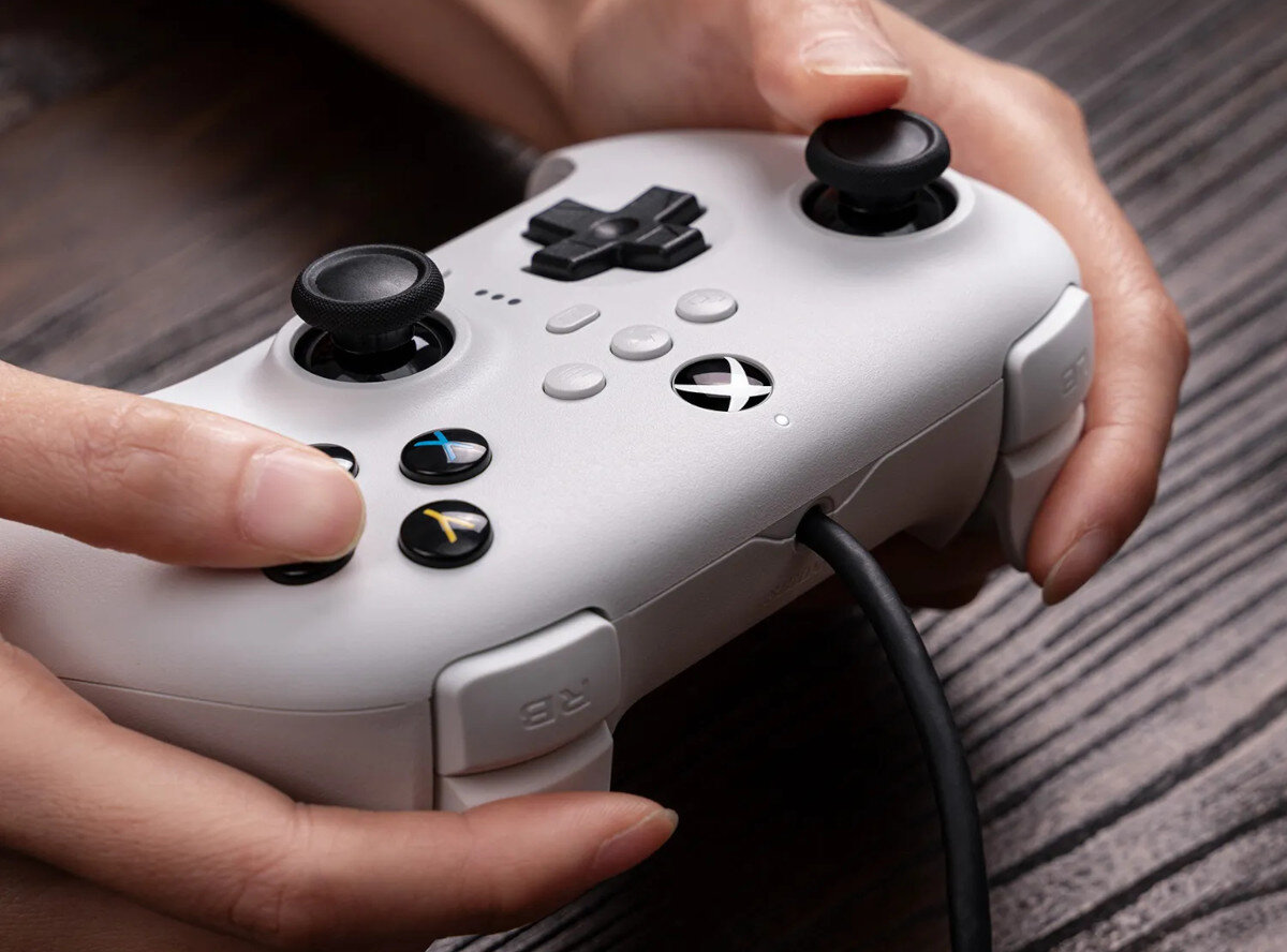 Kontroler 8BITDO Ultimate Biały kompatybilność wejście słuchawkowe cechy