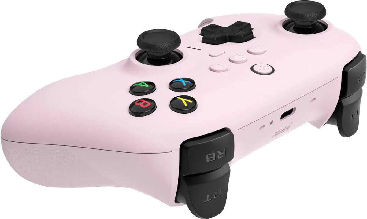 Kontroler 8BITDO Ultimate 2.4 g Różowy + Stacja ładująca przyciski profile gałki uchwyt komfort