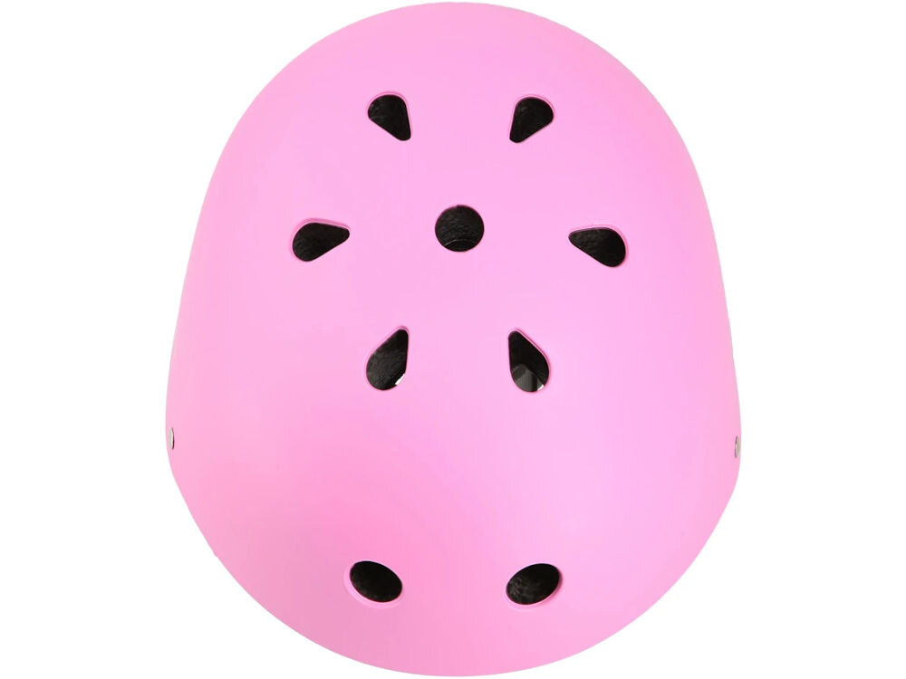 Kask NILS EXTREME MTW001 Różowy (rozmiar S) góra kasku otwory wentylacyjne na czubku na przedzie lekka konstrukcja