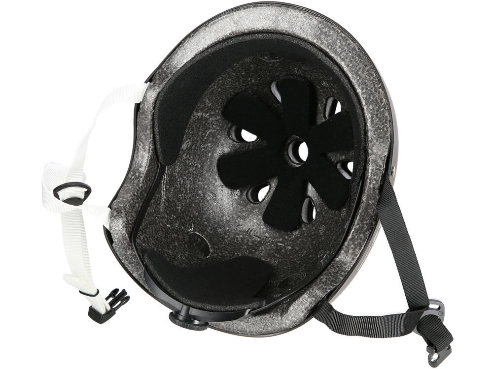 Kask NILS EXTREME MTW001 Czarny (rozmiar L) wewnętrzna strona kasku ciemna pianka EPS amortyzacja otwory wentylacyjne