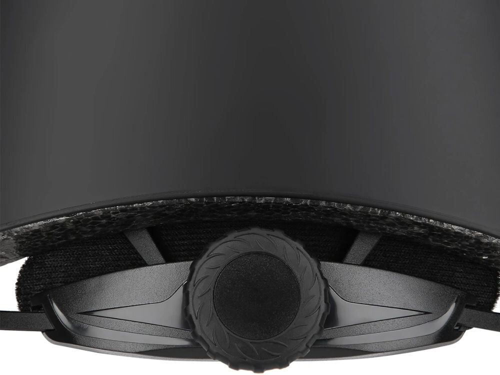 Kask NILS EXTREME MTW001 Czarny (rozmiar L) zbliżenie na pokrętło regulacji dopasowanie rozmiaru