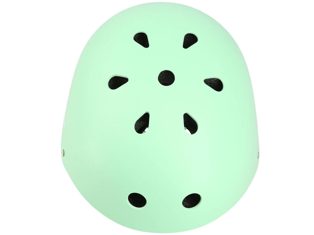 Kask NILS EXTREME MTW001 Miętowy (rozmiar M) góra kasku otwory wentylacyjne na czubku na przedzie lekka konstrukcja