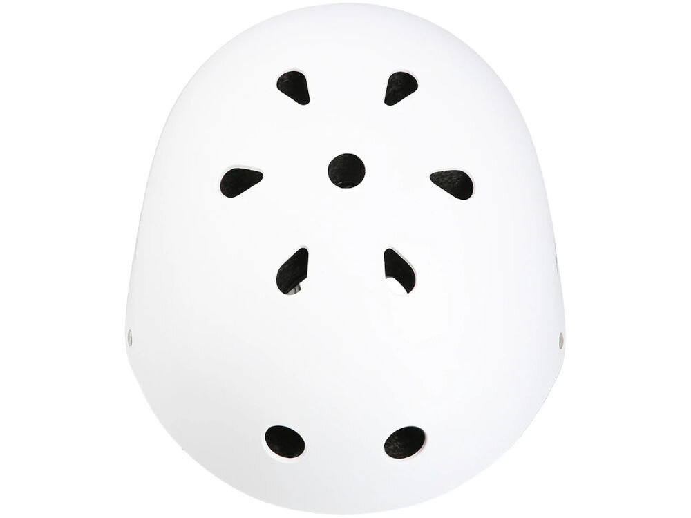 Kask NILS EXTREME MTW001 Biały (rozmiar L) góra kasku otwory wentylacyjne na czubku na przedzie lekka konstrukcja