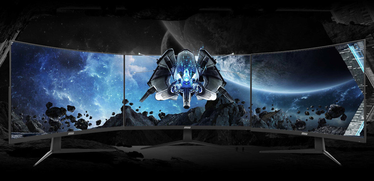 Monitor MSI G321CUV zakrzywienie parametry konstrukcja