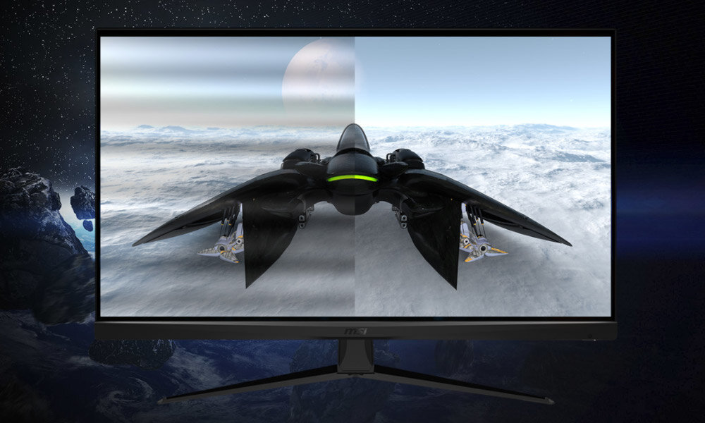 Monitor MSI G321Q migotanie Anti-Flicker wzrok ochrona