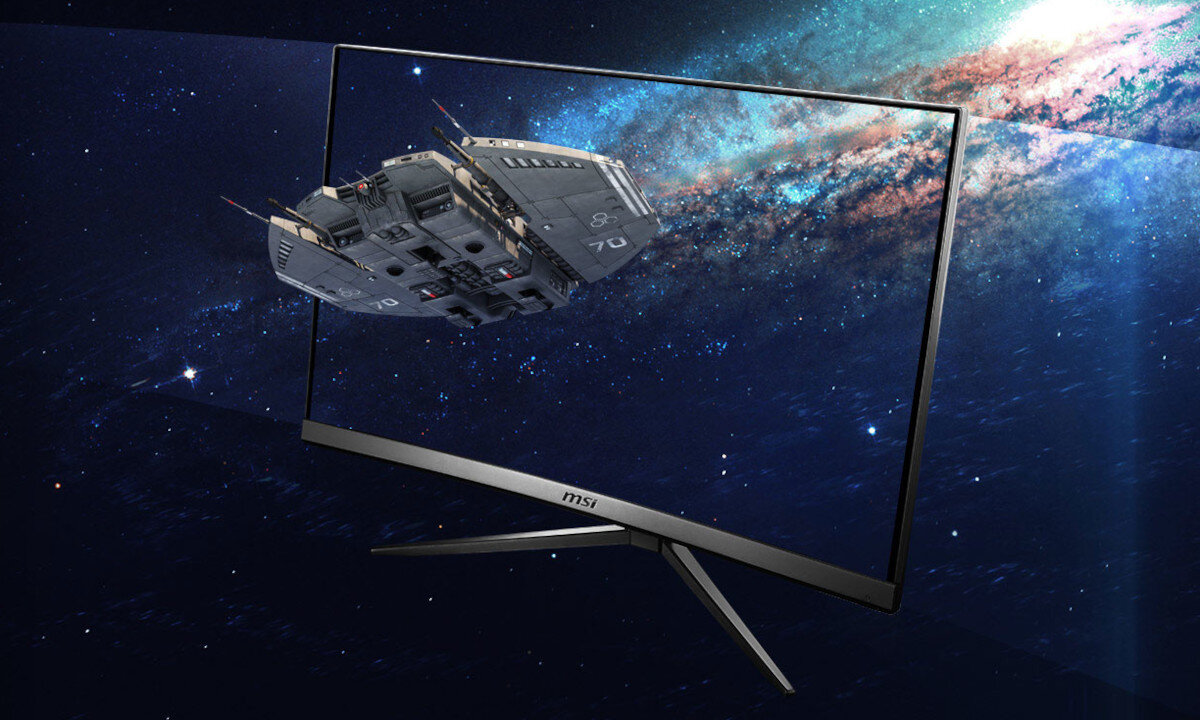 Monitor MSI G32CQ4 E2 zakrzywienie konstrukcja