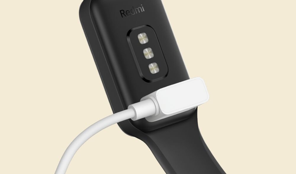 SMARTBAND XIAOMI REDMI SMART BAND 2 ekran bateria czujniki zdrowie sport pasek ładowanie pojemność rozdzielczość łączność sterowanie krew puls rozmowy smartfon aplikacja