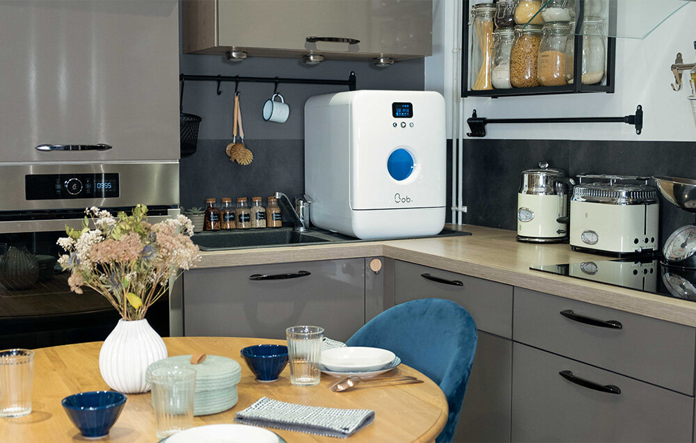 DAAN TECH Bob 2 couverts zmywanie naczynia przenośna zmywarka brud niewielka konstrukcja redukcja woda