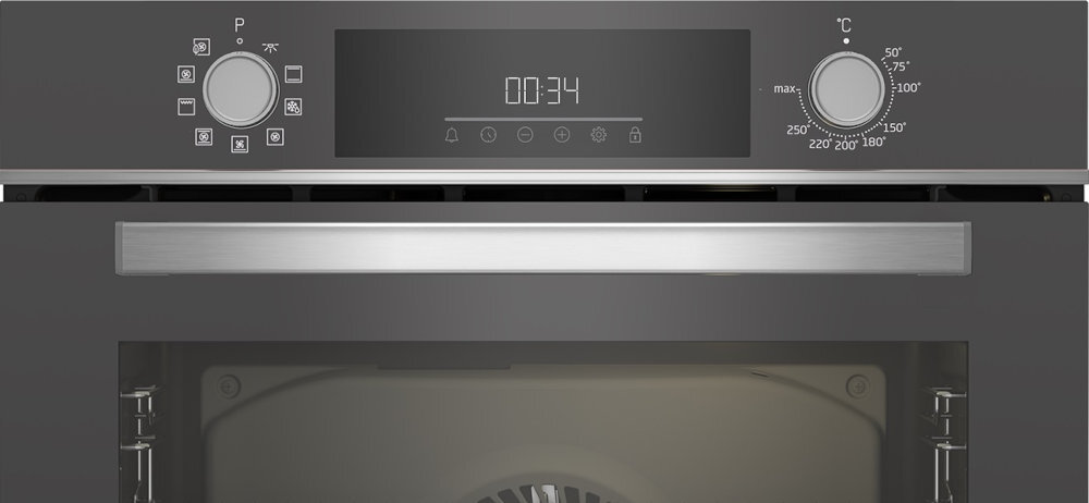 PIEKARNIK BEKO BBIM13300ZGCSE panel sterowania funkcje parametry Elektroniczny sterowanie dotykowe wyświetlacz