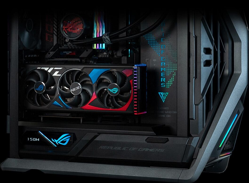 Obudowa ASUS ROG Hyperion GR701 - Obsługa kart graficznych