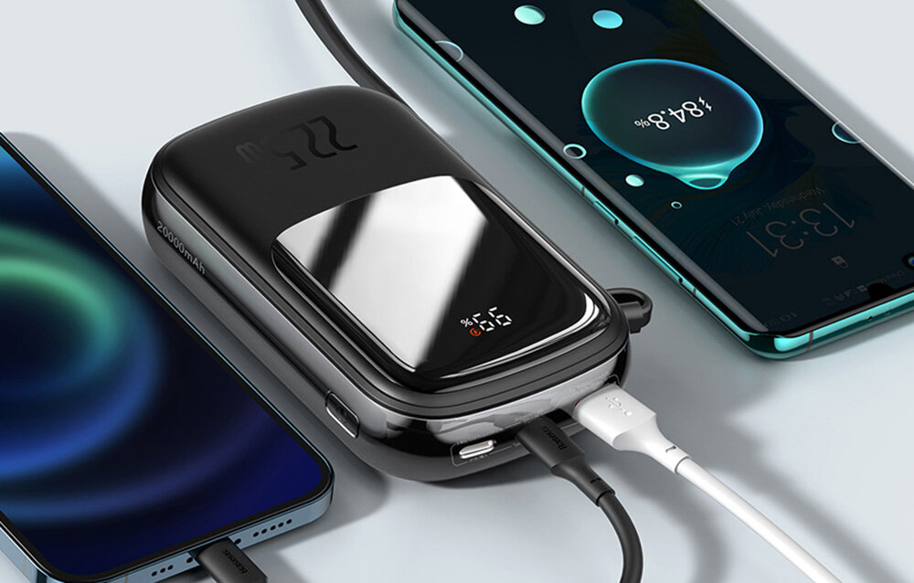 Powerbank BASEUS Qpow Pro 20000mAh zmartwienia moc rozmiar bezpieczeństwo lekkość wygoda 