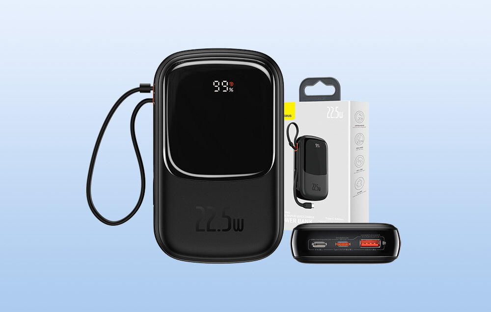 Powerbank BASEUS Qpow Pro 20000mAh zmartwienia moc rozmiar bezpieczeństwo lekkość wygoda 