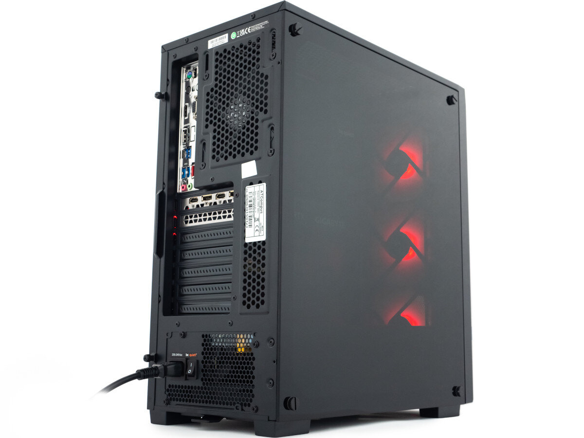 Komputer OPTIMUS E-Sport GB660T-CR3 złącza porty podłączenie